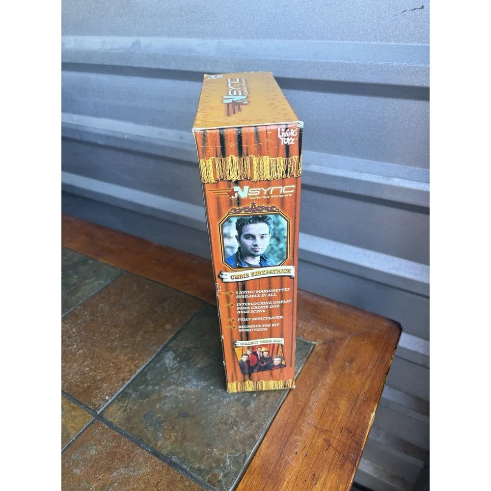 2000 NSync Collectible Marionette Doll Chris Kirkpatrick Living Toyz In Box